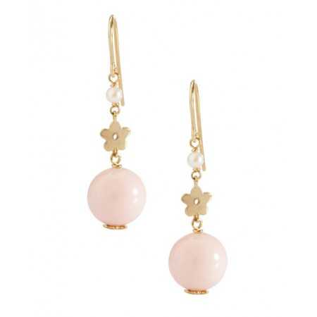 Pearl earrings Coral PEARLS LADY