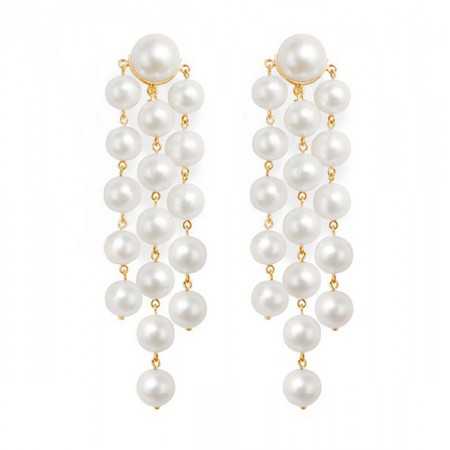 PEARLS pearl earrings MAXI