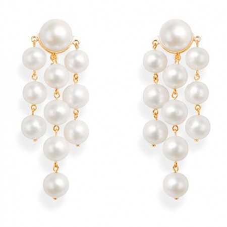 PEARLS pearl earrings LADY