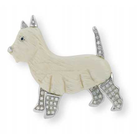 MY LOVE DOGS Dog brooch West Highland Terrier