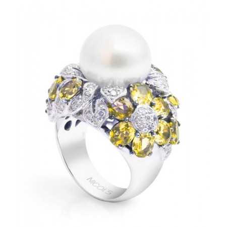 Diamond Ring Pearl PEARLS LADY