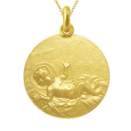 Medalla Niño Jesús Oro 18KT