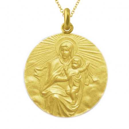 Medalla Virgen del Carmen Oro 18kt
