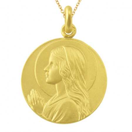 Medalla Virgen Niña Oro 18kt
