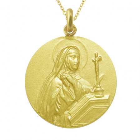 Medalla Santa Teresa Oro 18 kt.