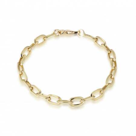 18kt Gold Bracelet 20cm ESLABON DAILY