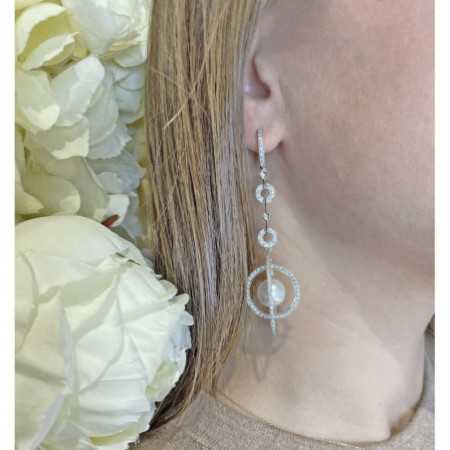 Bride earrings Pearl PEARLS LADY