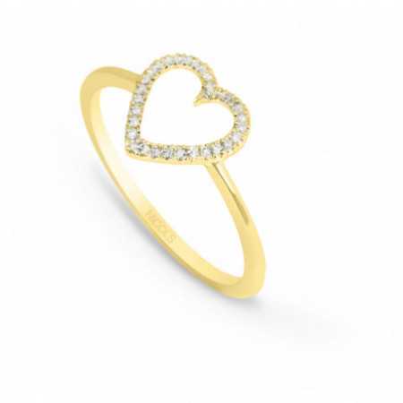 Gold ring LOVE HEART