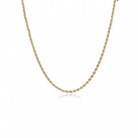 Gold chain 60cm 2.0mm SOLID 18kt CORDON