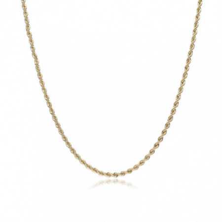 Gold chain 60cm 2.5mm SOLID 18kt CORDON