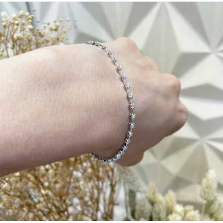 RIVIERE Diamonds Bracelet Bars 0.60Ct.