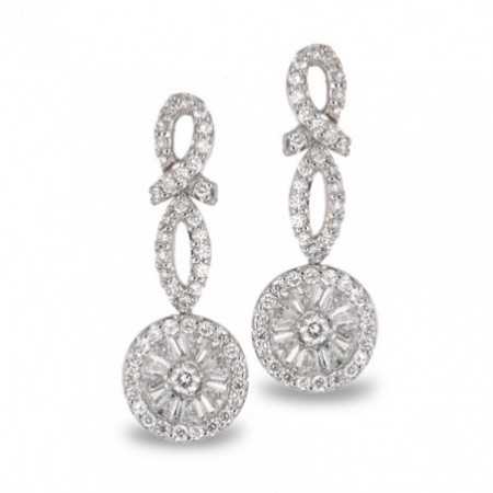 Diamond earrings ANNIVERSARY ROUND