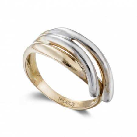 Gold ring PICO BASIC DOUBLE GOLD WHIP