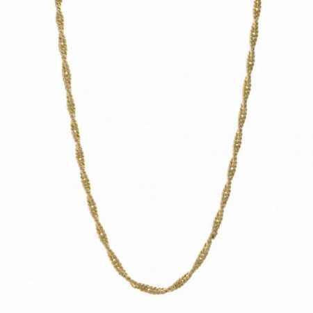 más Premisa Emborracharse 18kt Gold Chain Interlaced Cord 60cm. 35210061640