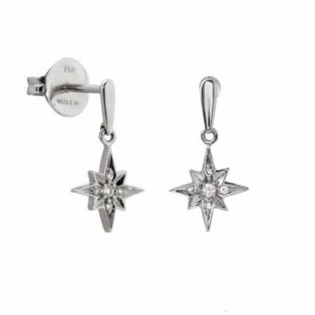 Shooting Star Diamond Earrings LITTLE DETAILS.