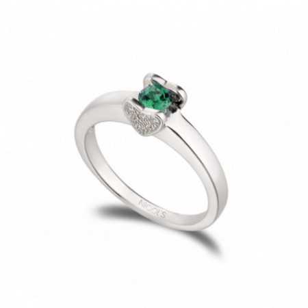 Emerald Ring LOVE HEART