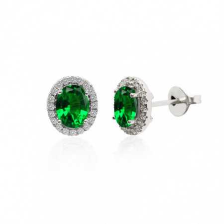 Emerald earrings Orla LIA 1.96