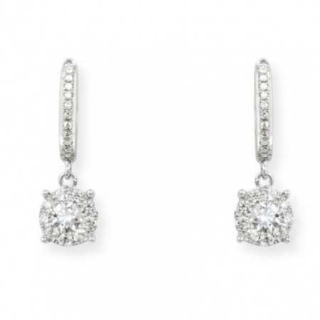 Diamond earrings CREOLE