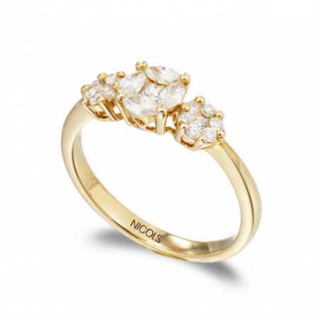 Rosette Diamond Ring DIAMOND CLASSIC