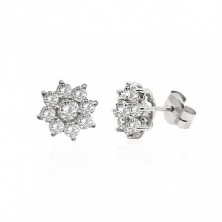 FLOR ESTRELLA Earrings Diamonds 1.32ct