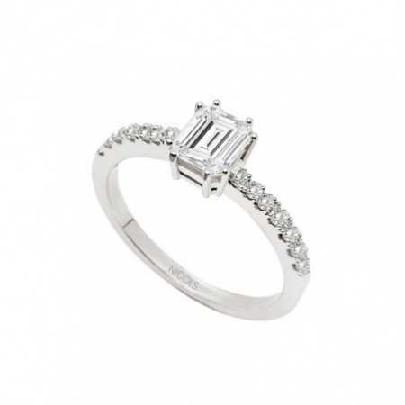 Emerald Cut Ring MINERVA Diamonds 0.85 carats