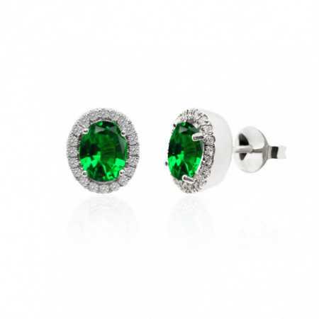 Emerald earrings LIA Orla 1.80