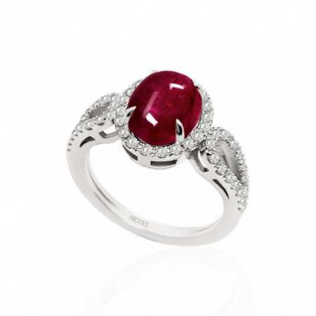 Ruby Diamond Ring ROYAL JEWELS