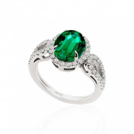 Emerald Diamond Ring ROYAL JEWELS