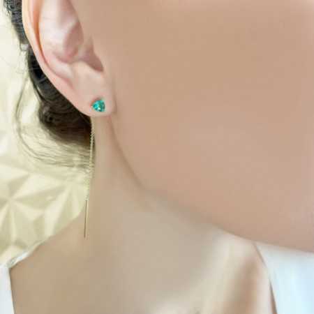 Green Quartz Earrings TRILLON