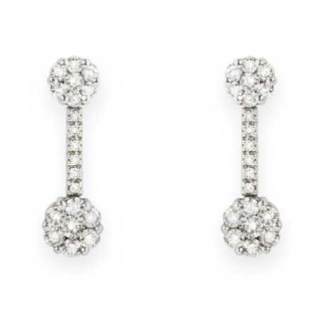 Diamond Earrings CAMELIA DOUBLE 1.38