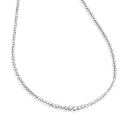 CARTIER Baguette Round Diamond Riviere Necklace – Yafa Signed Jewels