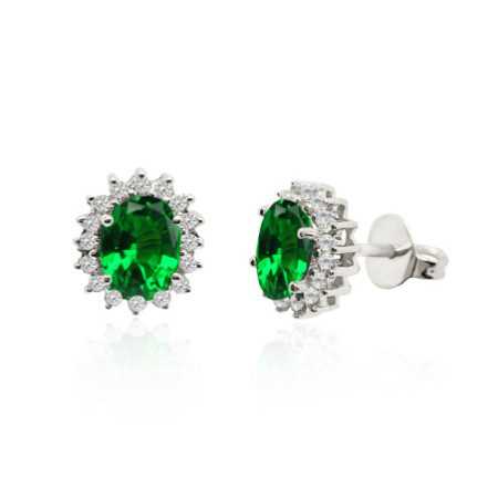 Emerald Orla Dalia Earrings 1.90