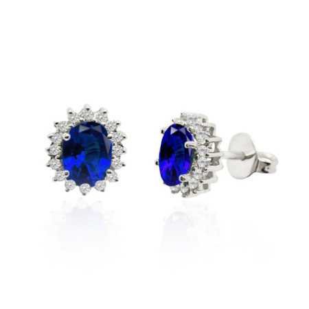 Sapphire Orla Dalia Earrings 1.90