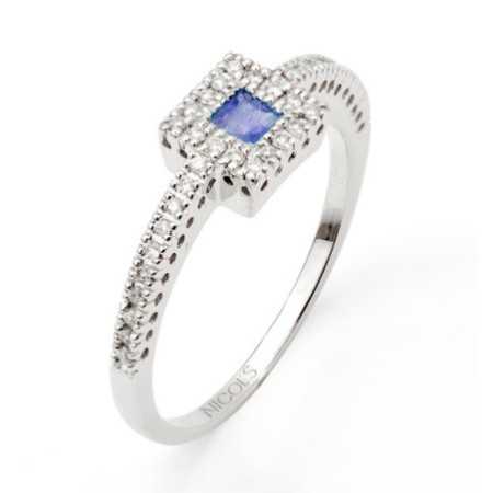 Sapphire Ring DIAMOND COLOR ORLA QUARE