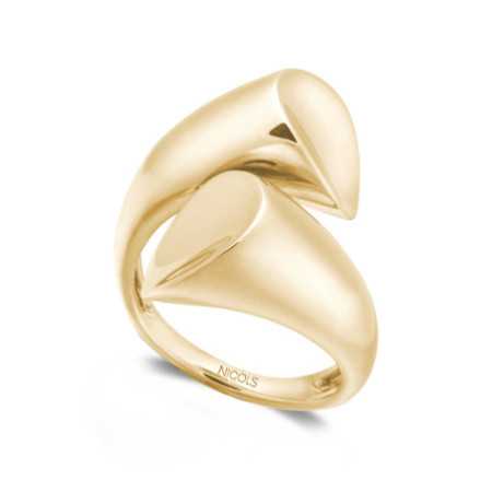 YOU AND ME MAXI Ring Yellow Gold