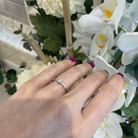 Isabella Platinum Engagement Ring with Diamond 0.10-0.50ct