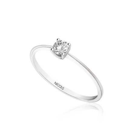 Katherine Platinum Engagement Ring with Diamond 0.10-0.50ct