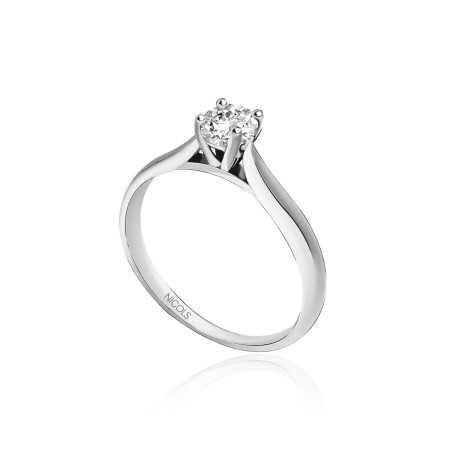 Nicole Engagement Ring Platinum with Diamond 0.10-0.50ct