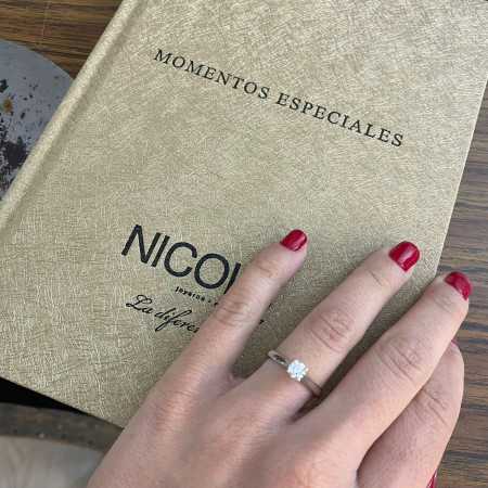 Nicole Engagement Ring Platinum with Diamond 0.10-0.50ct