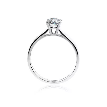 Nancy Engagement Ring White Gold (18Kt) with Diamond 0.10-0.50ct