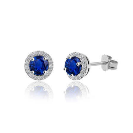 Clavel Sapphire Earrings 1.20Ct.