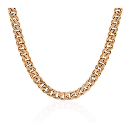 Cuban Chain 40cm Solid Rose Gold 18kt