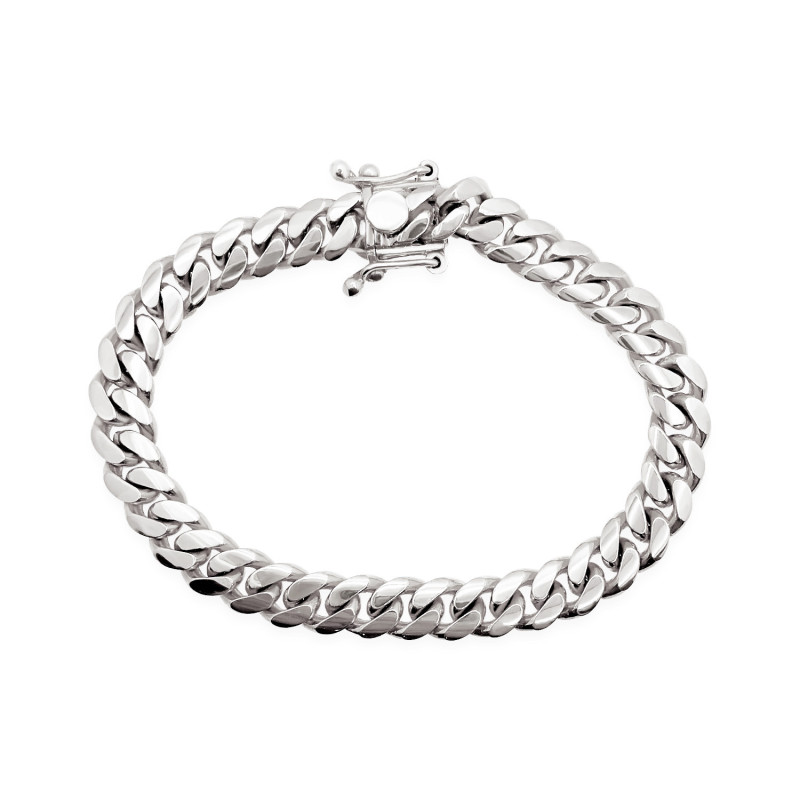 13MM Cuban Bracelet | Silver