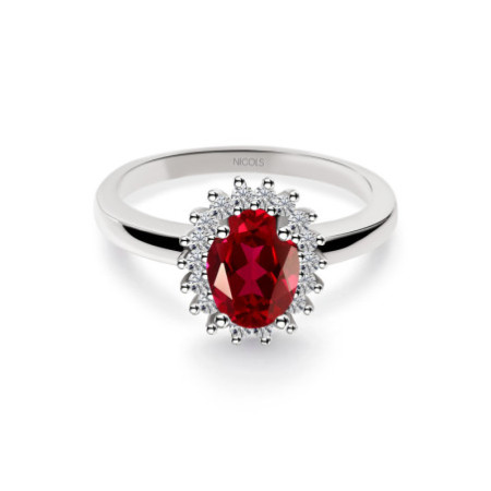 Ruby Engagement Ring 1.00 DALIA