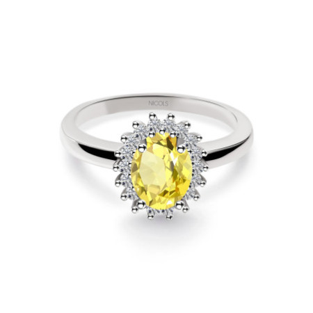 Yellow Sapphire Ring DALIA 0.90