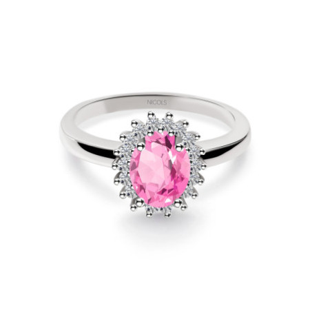 Pink Sapphire Ring DALIA 0.90