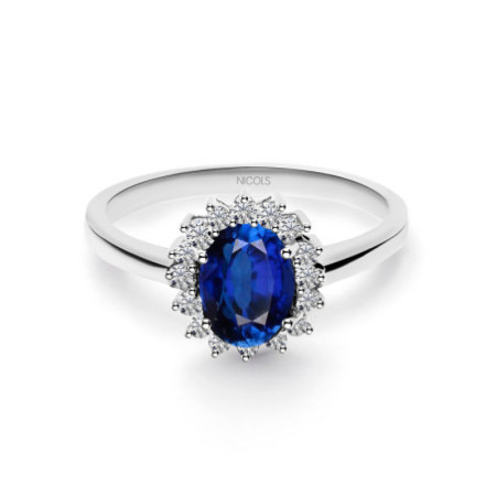Sapphire Engagement Ring 0.95 DALIA
