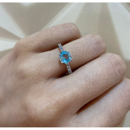 Zircon and Diamond Anniversary Ring DAFNE