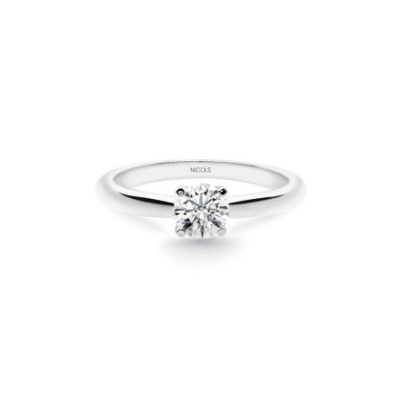 Elle White Gold (18kt) Engagement Ring with Diamond 0.65ct