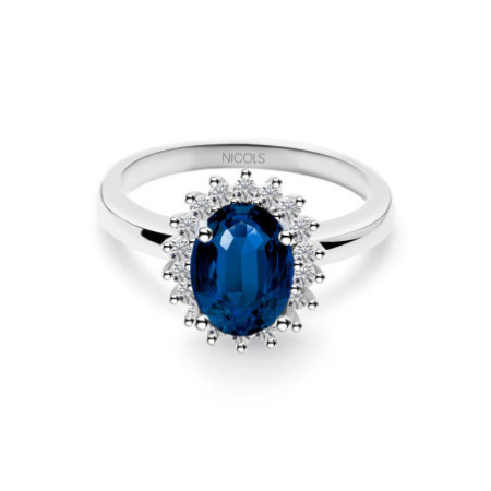 Dahlia Sapphire Ring 1.30ct